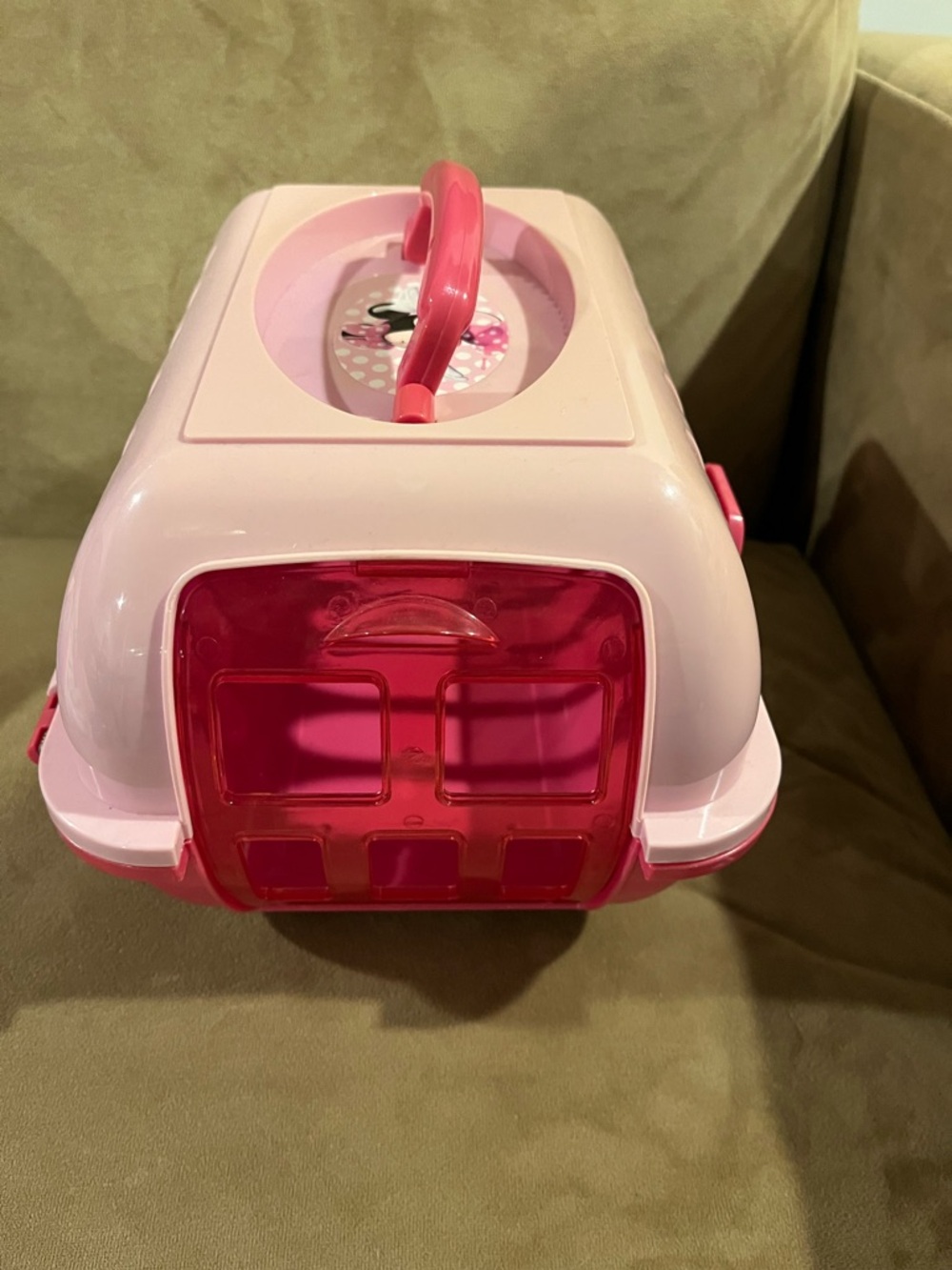 Disney Pink Portable Toy Pet Carrier